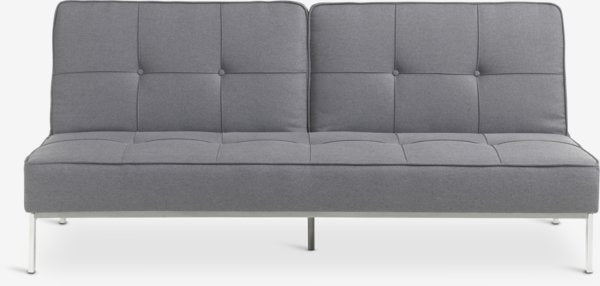 Sofa OREVAD – mørkegråt stof