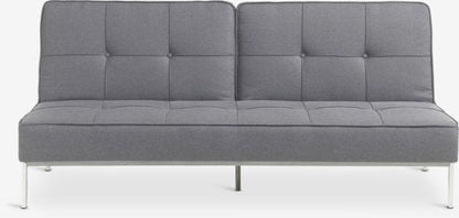 Sofa OREVAD – mørkegråt stof