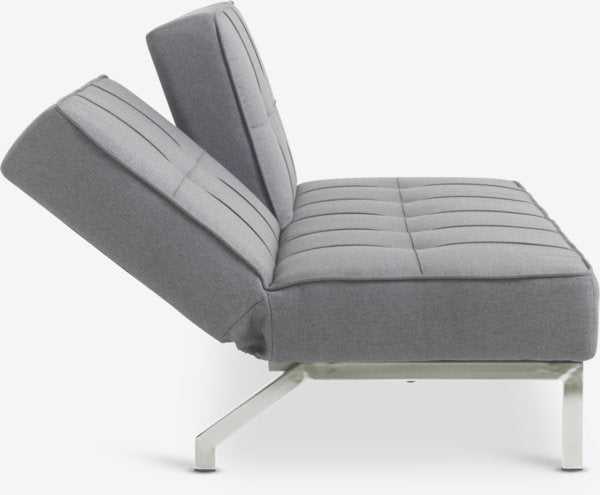 Sofa OREVAD – mørkegråt stof