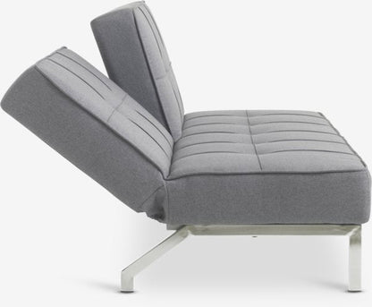 Sofa OREVAD – mørkegråt stof