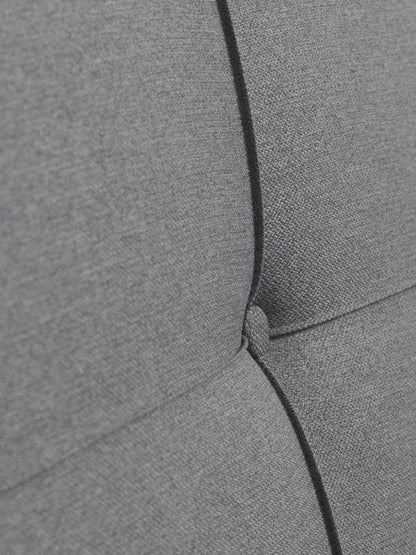 Sofa OREVAD – mørkegråt stof