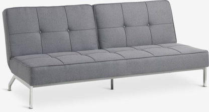 Sofa OREVAD – mørkegråt stof