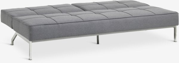 Sofa OREVAD – mørkegråt stof