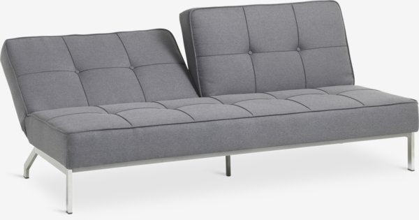 Sofa OREVAD – mørkegråt stof