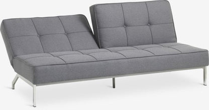 Sofa OREVAD – mørkegråt stof