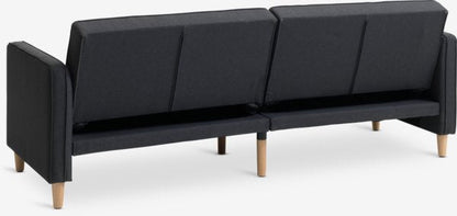 TIVEDEN 2-personers sofa – mørkegrå stofpolstring