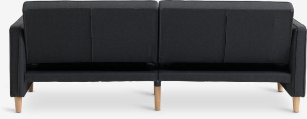 TIVEDEN 2-personers sofa – mørkegrå stofpolstring