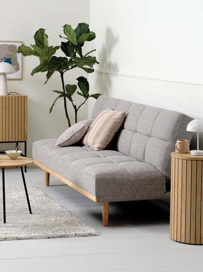 3-personers sofa NEJEDE – lysegråt stof