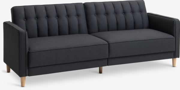 TIVEDEN 2-personers sofa – mørkegrå stofpolstring