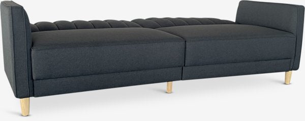 TIVEDEN 2-personers sofa – mørkegrå stofpolstring