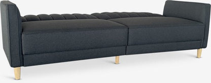 TIVEDEN 2-personers sofa – mørkegrå stofpolstring