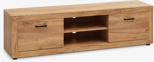 TV-bord LINTRUP – 2 låger, vild eg