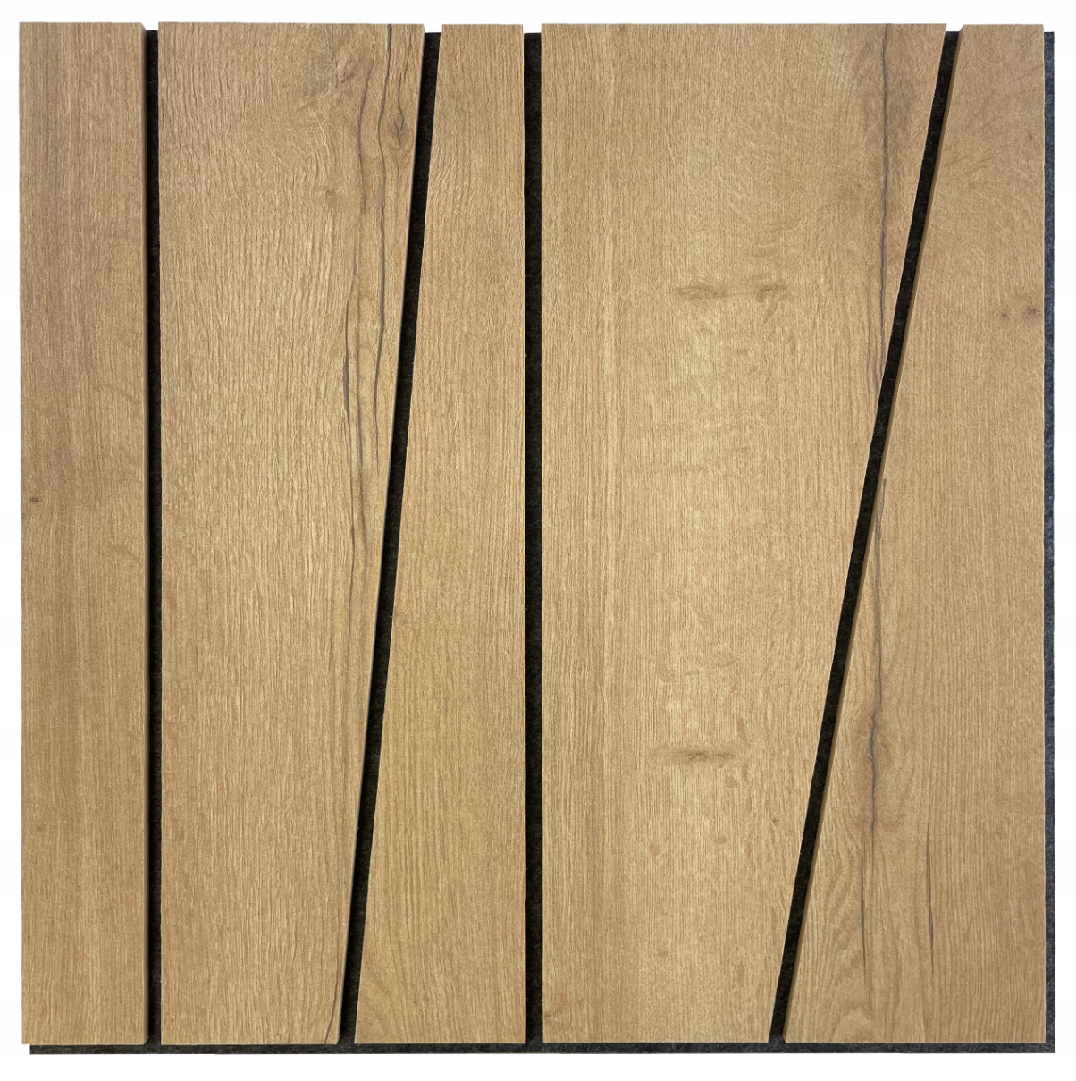 Vægpaneler – MDF lameller sekskantet valnøddetræ