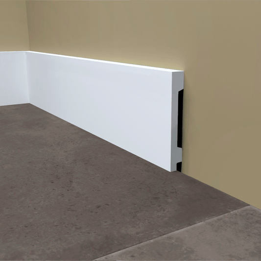 Glat polystyren fodpanel | Stang 2 meter